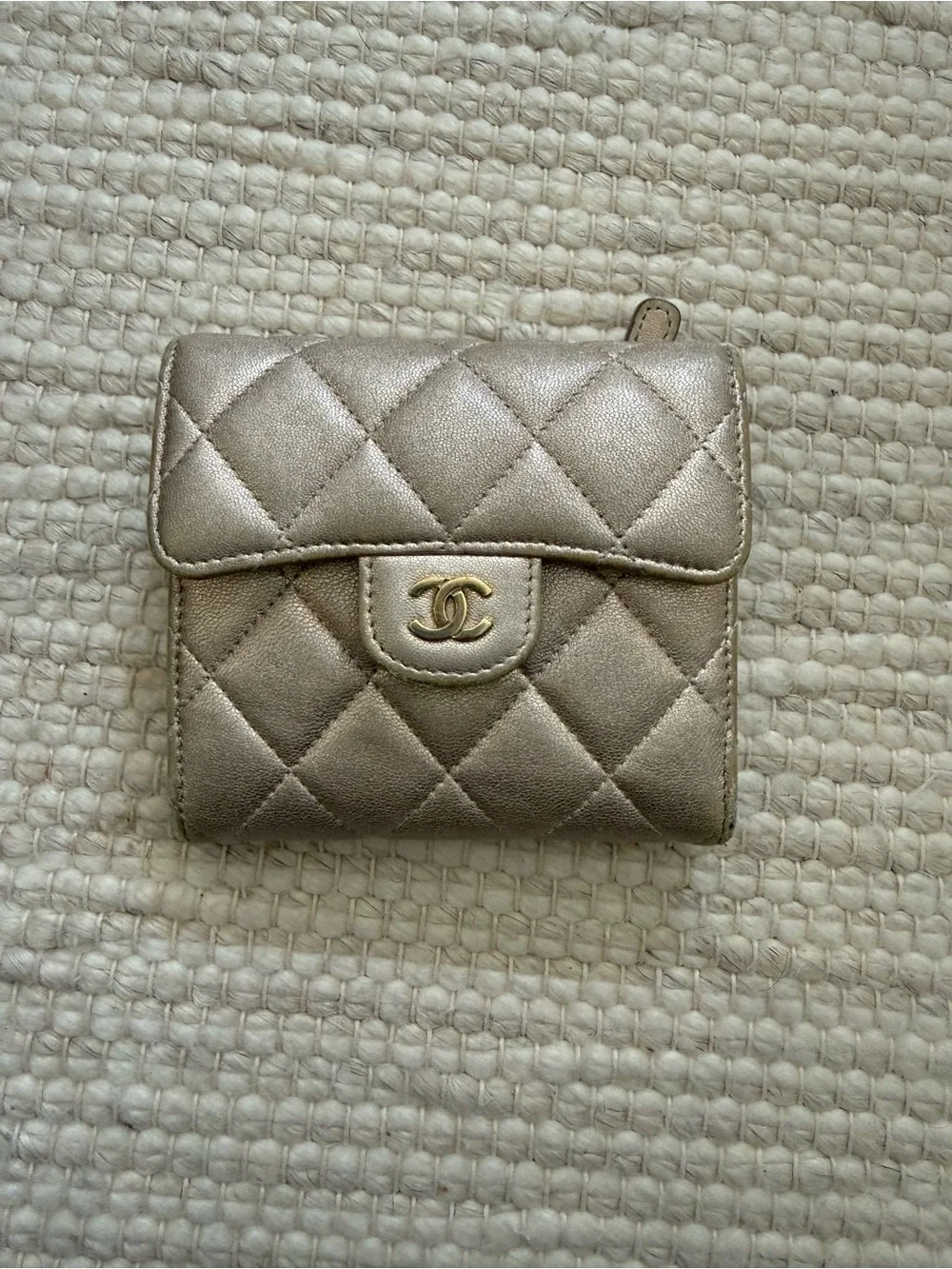 Chanel Gold Wallet